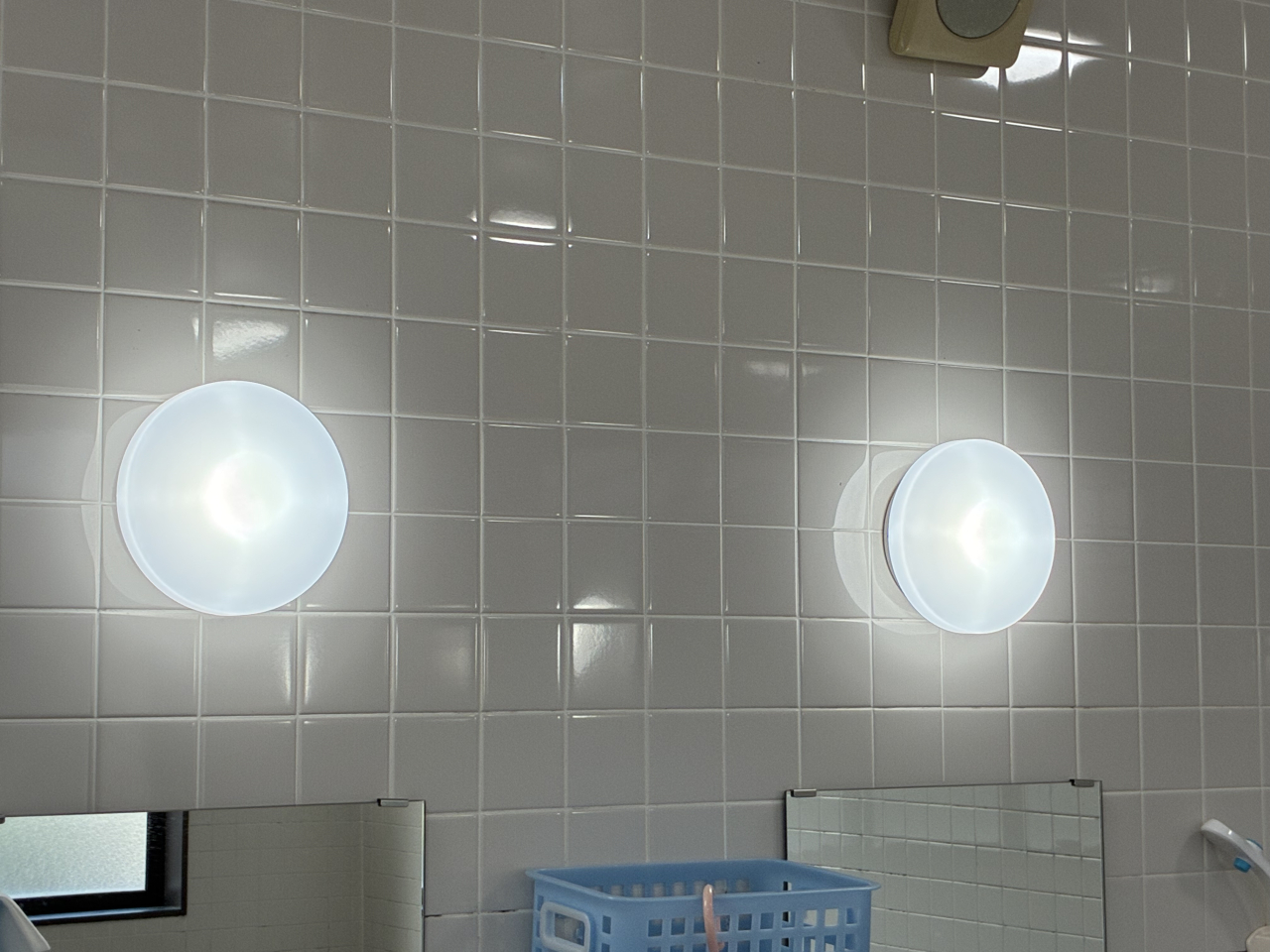 安全性と快適性を向上させた浴室LED照明リニューアル工事